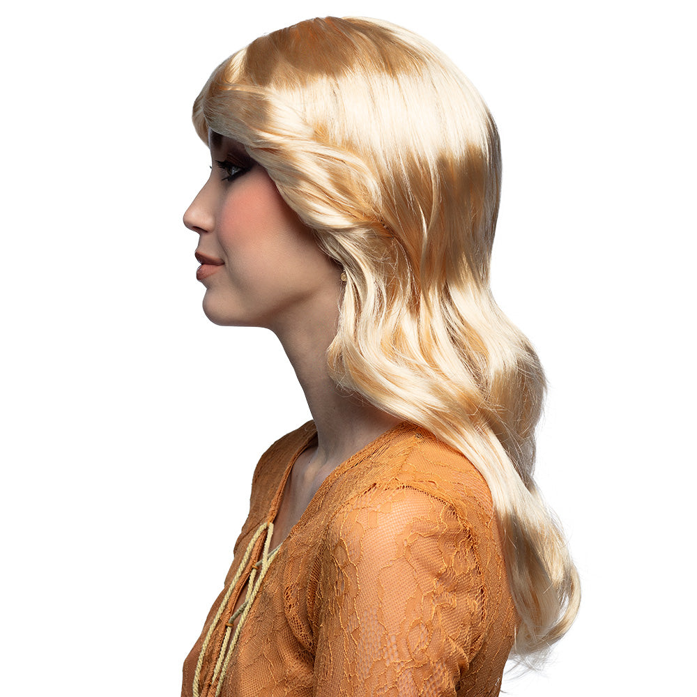 Perruque River Blond / Perruque Année 70 Blonde / La Maison Du déguisement