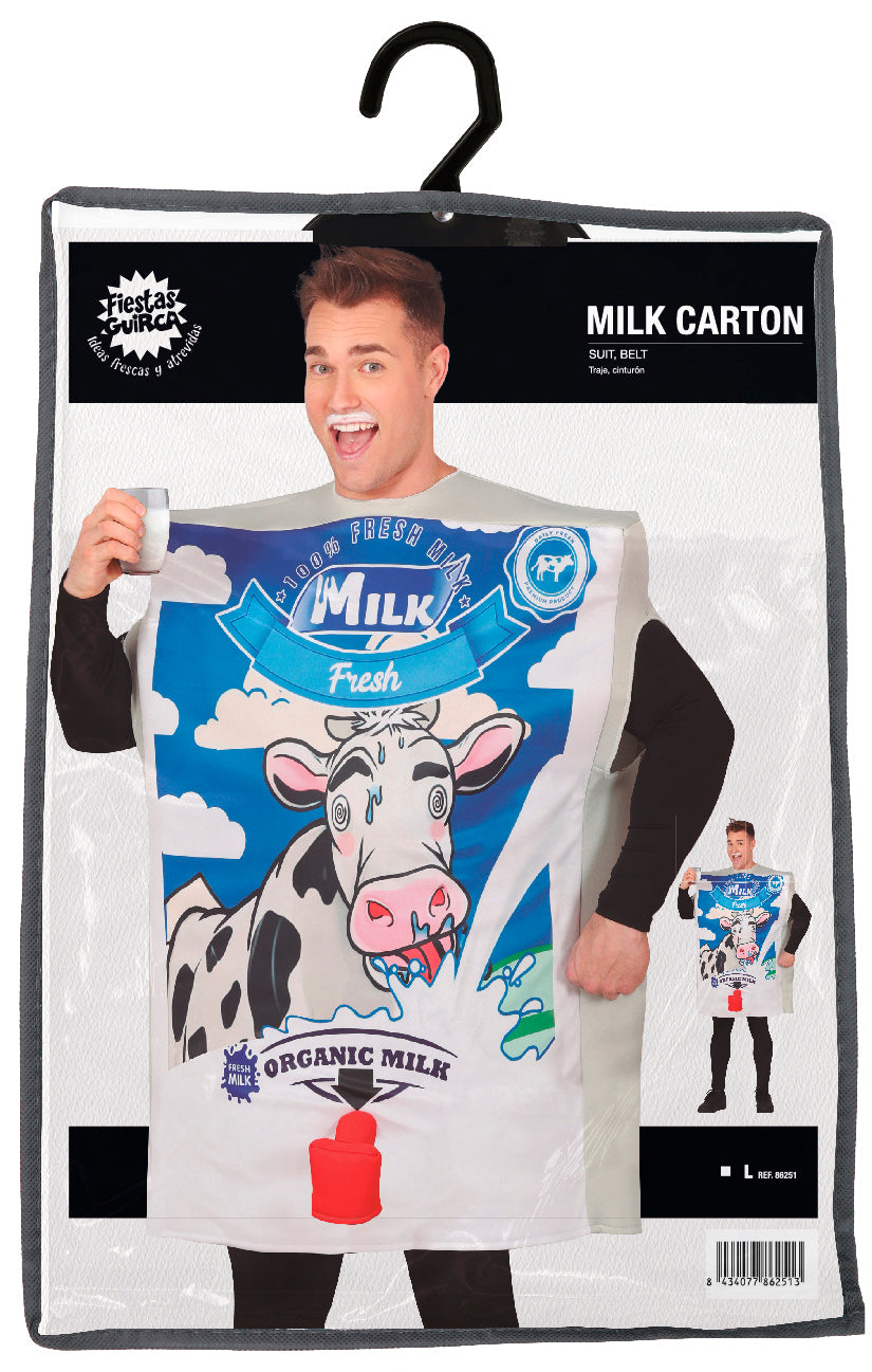 Déguisement Milk carton / Costume Carton de Lait / La Maison Du déguisement