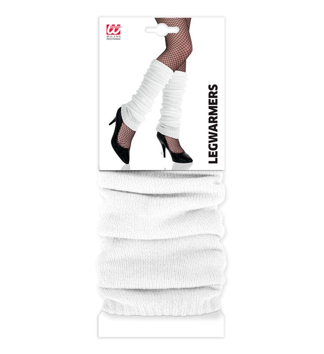 Jambières Années 80 Blanches / Paire Jambières Basic Blanc / Guêtres Blanc / La Maison Du Déguisement