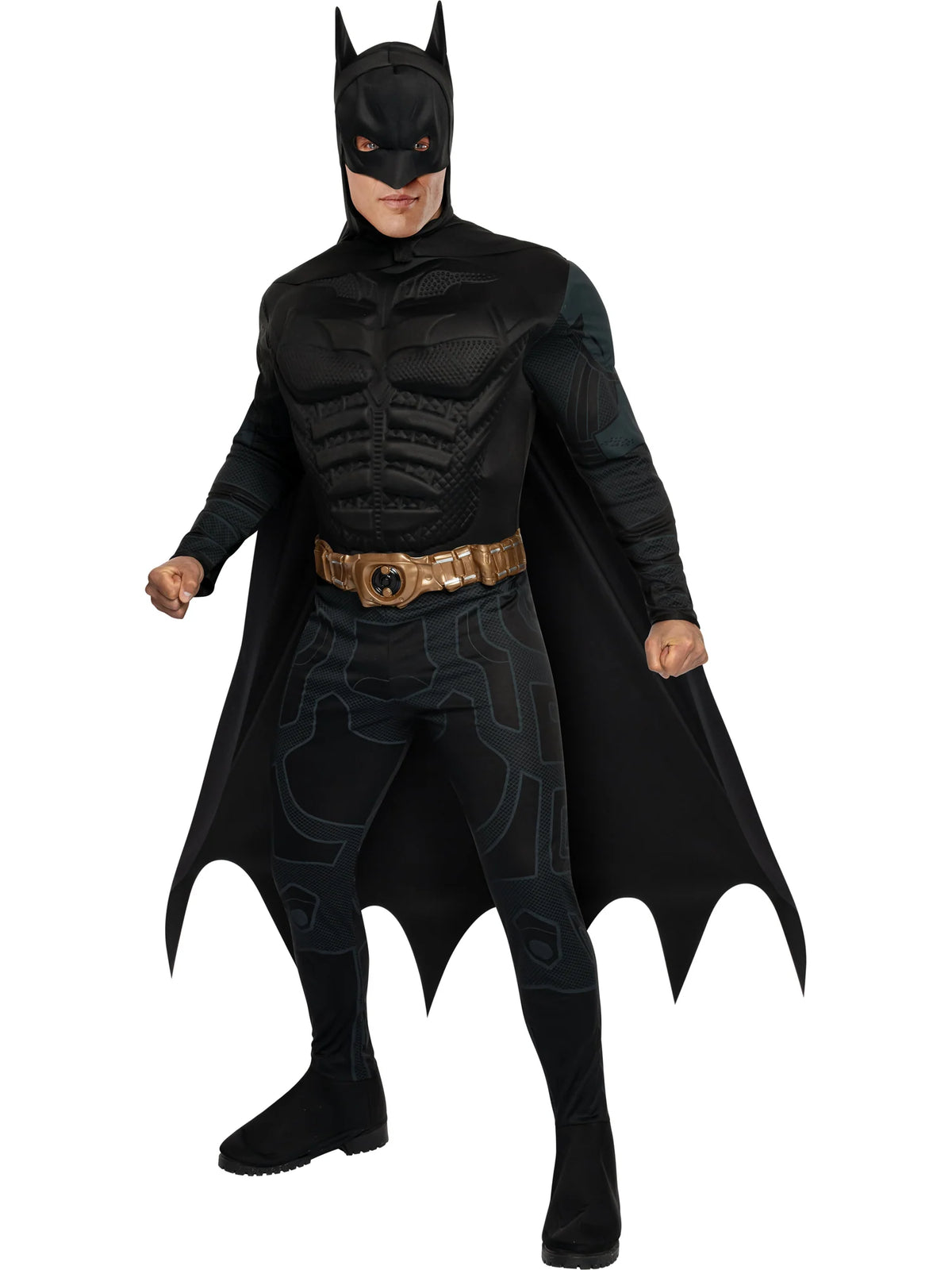 Déguisement Batman Dark Knight Luxe / Costume Super Héros Batman Musclé Noir Adulte / La Maison Du Déguisement
