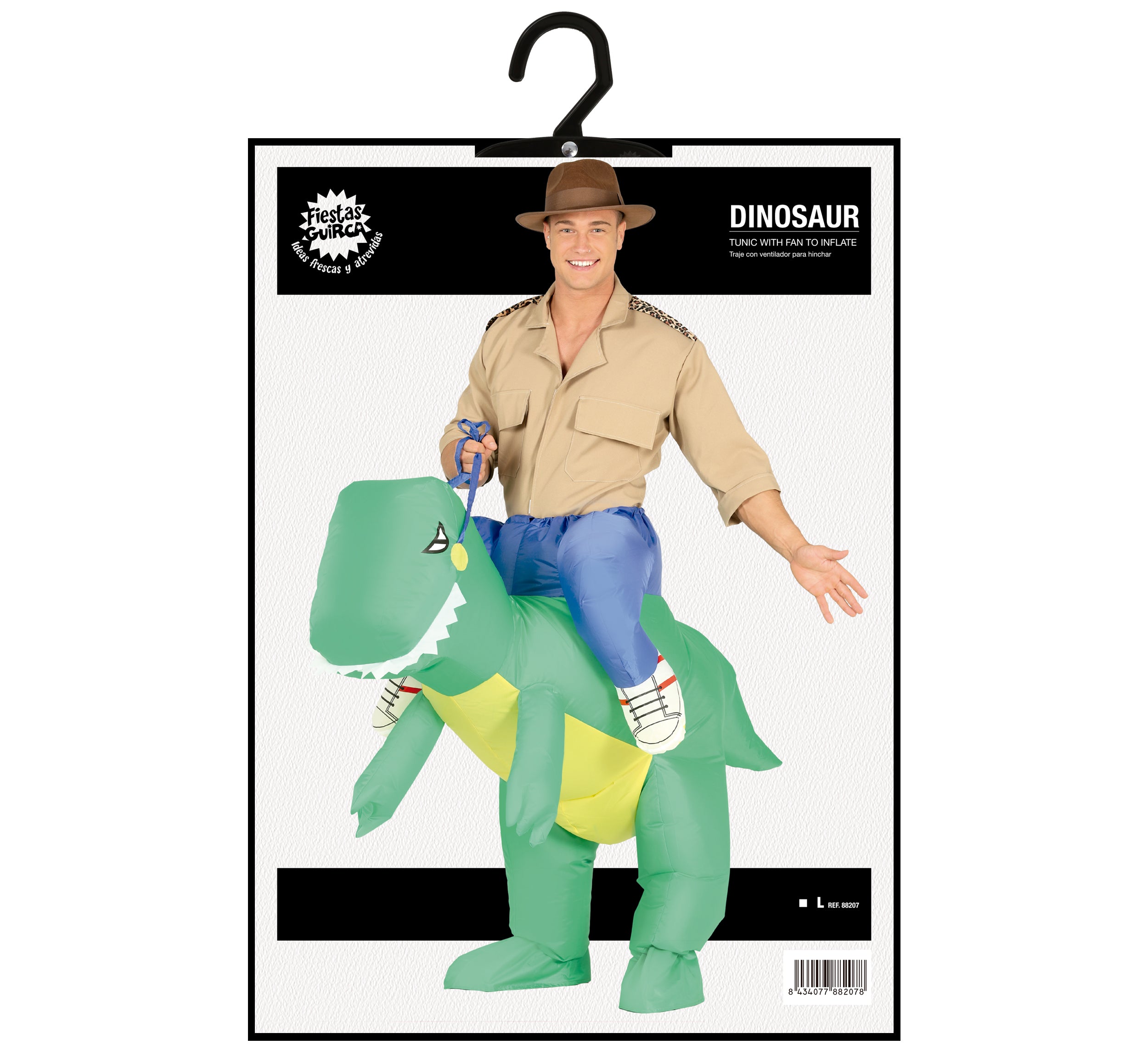 Déguisement Dinosaure Gonflable / Costume Explorateur Sur Dinosaure Gonflable / La Maison Du Déguisement