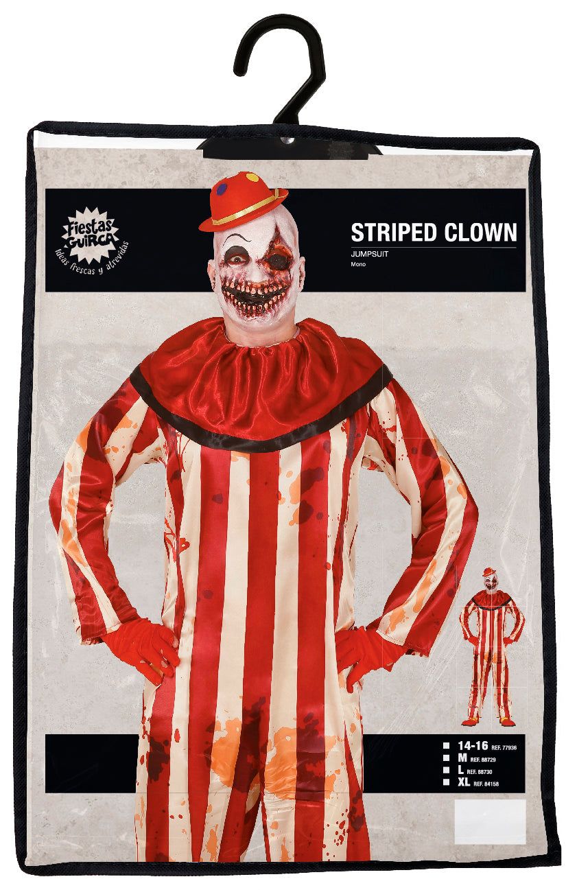 Déguisement Clown Assassin Homme / Costume Clown Tueur Halloween / Costume Clown Zombie / La Maison Du Déguisement