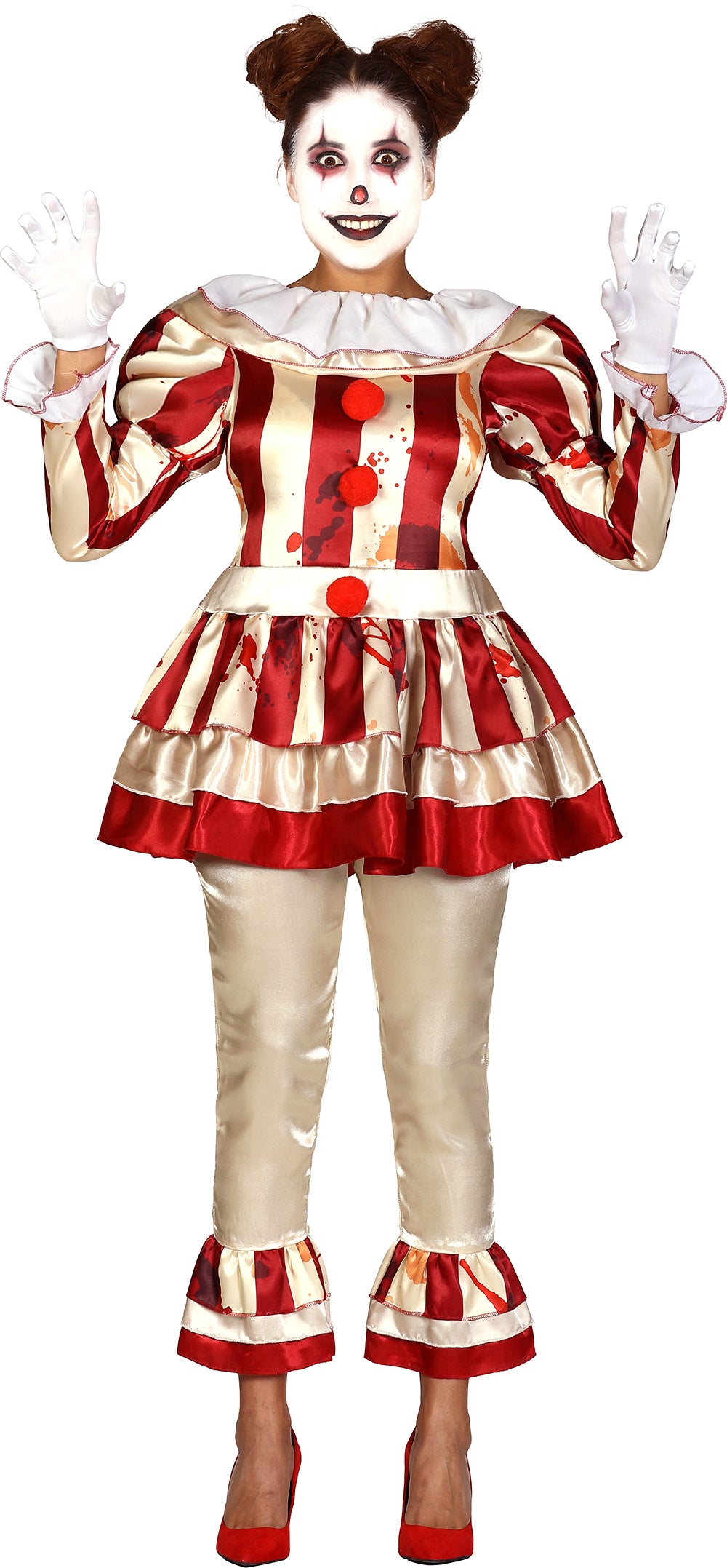Déguisement Clown Assassin Femme / Costume Tueur Zombie Femme / La Maison Du Déguisement