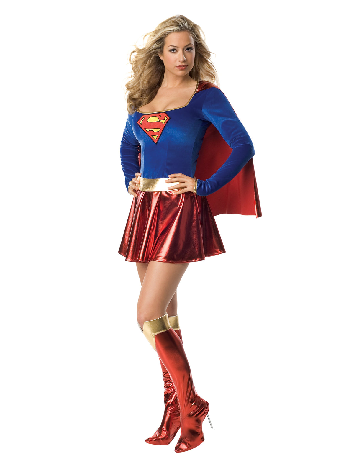 Location Déguisement Supergirl Luxe Adulte / Location Costume Super Héros Supergirl Luxe / La Maison Du Déguisement