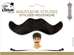 Moustache Stylisée Noir / La Maison Du Déguisement