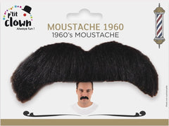Moustache Années 1960 Noir / La Maison Du Déguisement