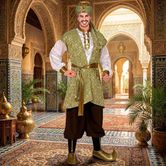 Déguisement Prince De La Perse Adulte / Costume Maharadja Homme / Costume Prince Orient / Déguisement Arabes Sultans / La Maison Du Déguisement
