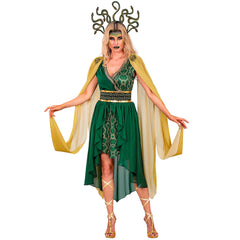 Déguisement Déesse Méduse Adulte / Costume Méduse Reine Des Gorgones Femme / La Maison Du Déguisement