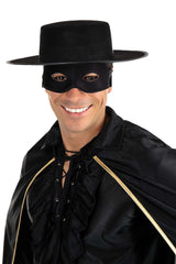 Loup Bandeau de Zorro / Masque de Bandit Noir / La Maison du Déguisement