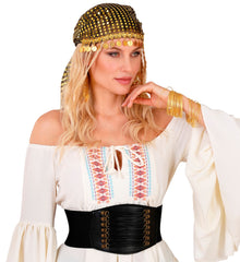 Bandana Belly Dance / Foulard Pitonisa Avec Pièces De Monnaie / Bandana Gitane / La Maison Du Déguisement