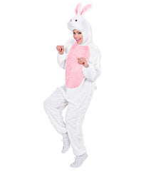 Location Déguisement Lapin Blanc Adulte / Location Costume Combinaison Bunny Blanc / La Maison Du Déguisement