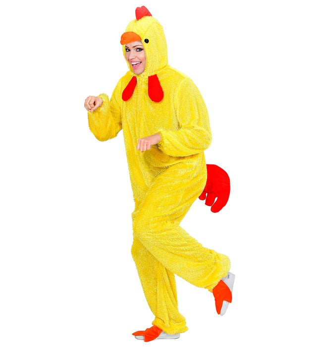 Location Déguisement Poussin Jaune Adulte / Location Costume Combinaison Poulet Jaune / La Maison Du Déguisement