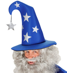 Chapeau Mage Bleu / Chapeau Fée Bleu / Chapeau Magicien Avec étoiles / La Maison Du Déguisement