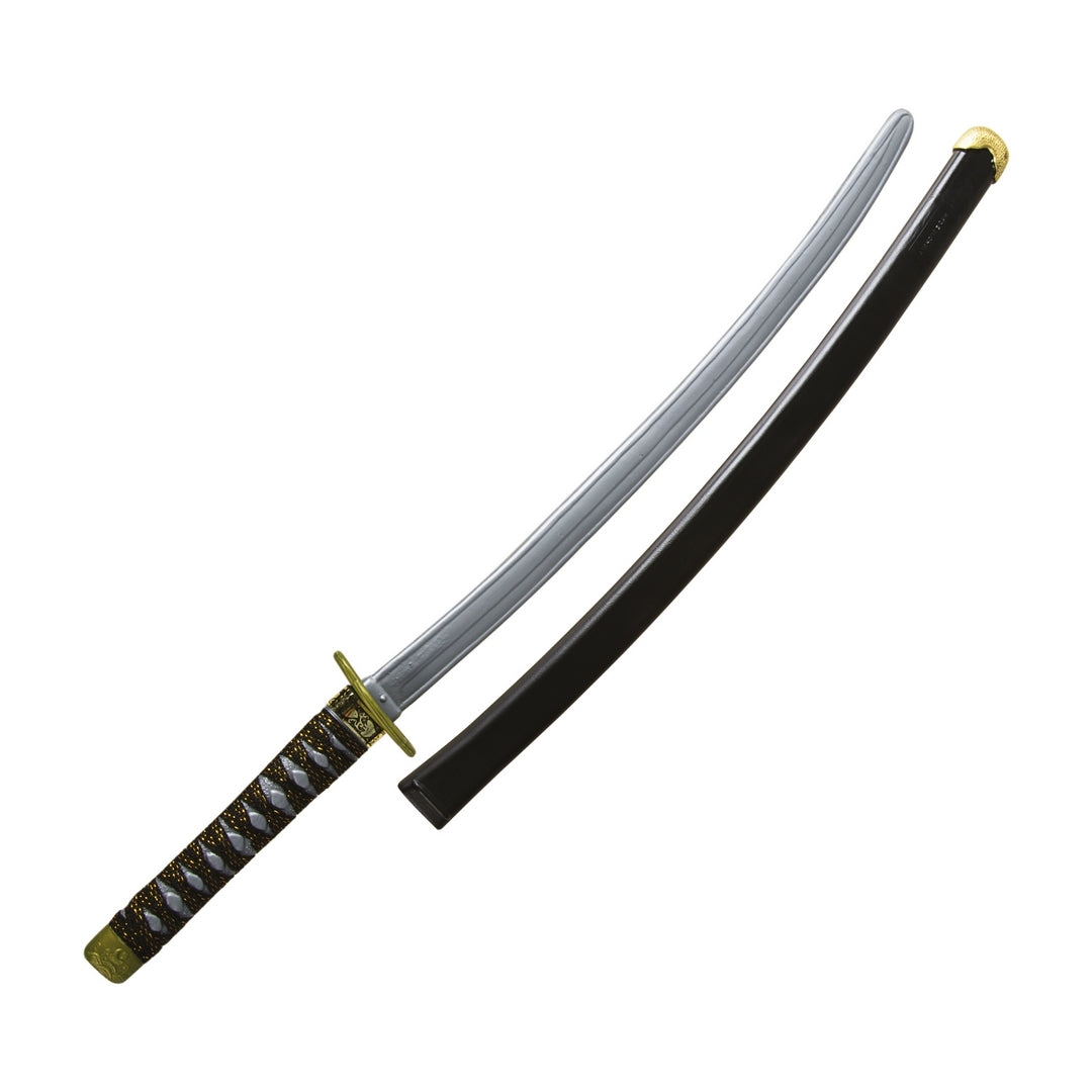 Epée Ninja Noir / Sabre Samouraï Noir / Katana Japonais 77 cm Avec Fourreau / La Maison Du Déguisement