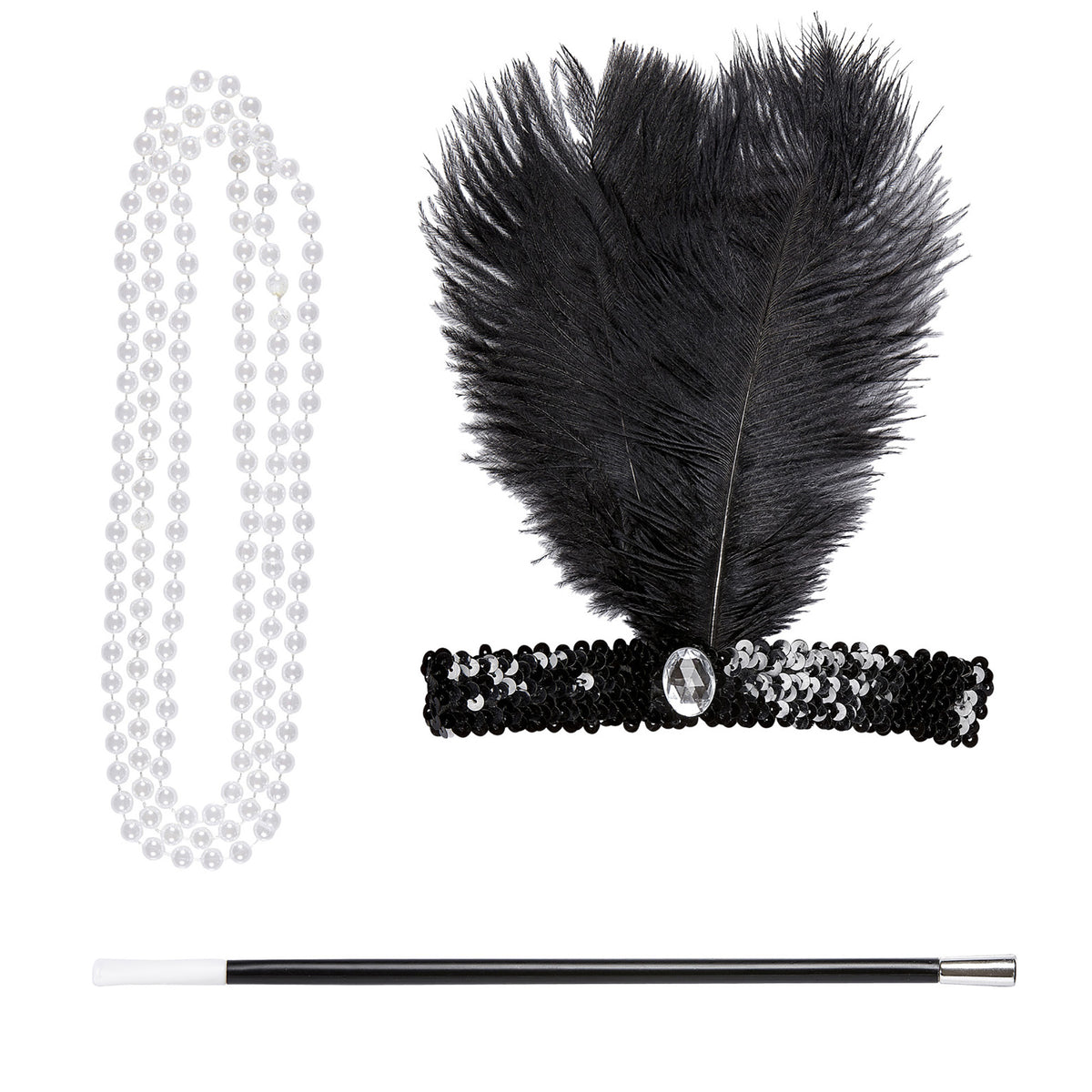 Set accessoires Années 20,30 / Kit Charleston Année 20,30 / La maison du Déguisement