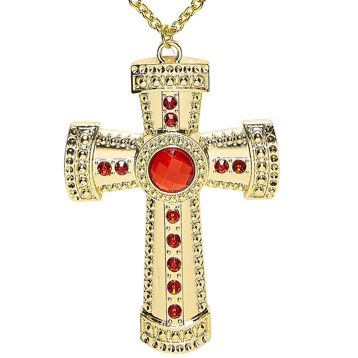 Croix Dorée BM / Collier Croix Or / chaîne Croix Or / La Maison Du Déguisement