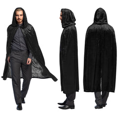 Cape Avec Capuche Noir Homme / Cape Dawn Noir à Capuche / La Maison Du Déguisement