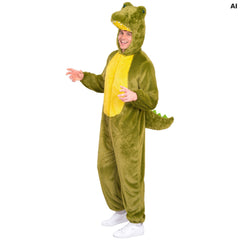 Déguisement Crocodile en Peluche Doux Adulte / Costume Combinaison Crocodile / La Maison Du Déguisement