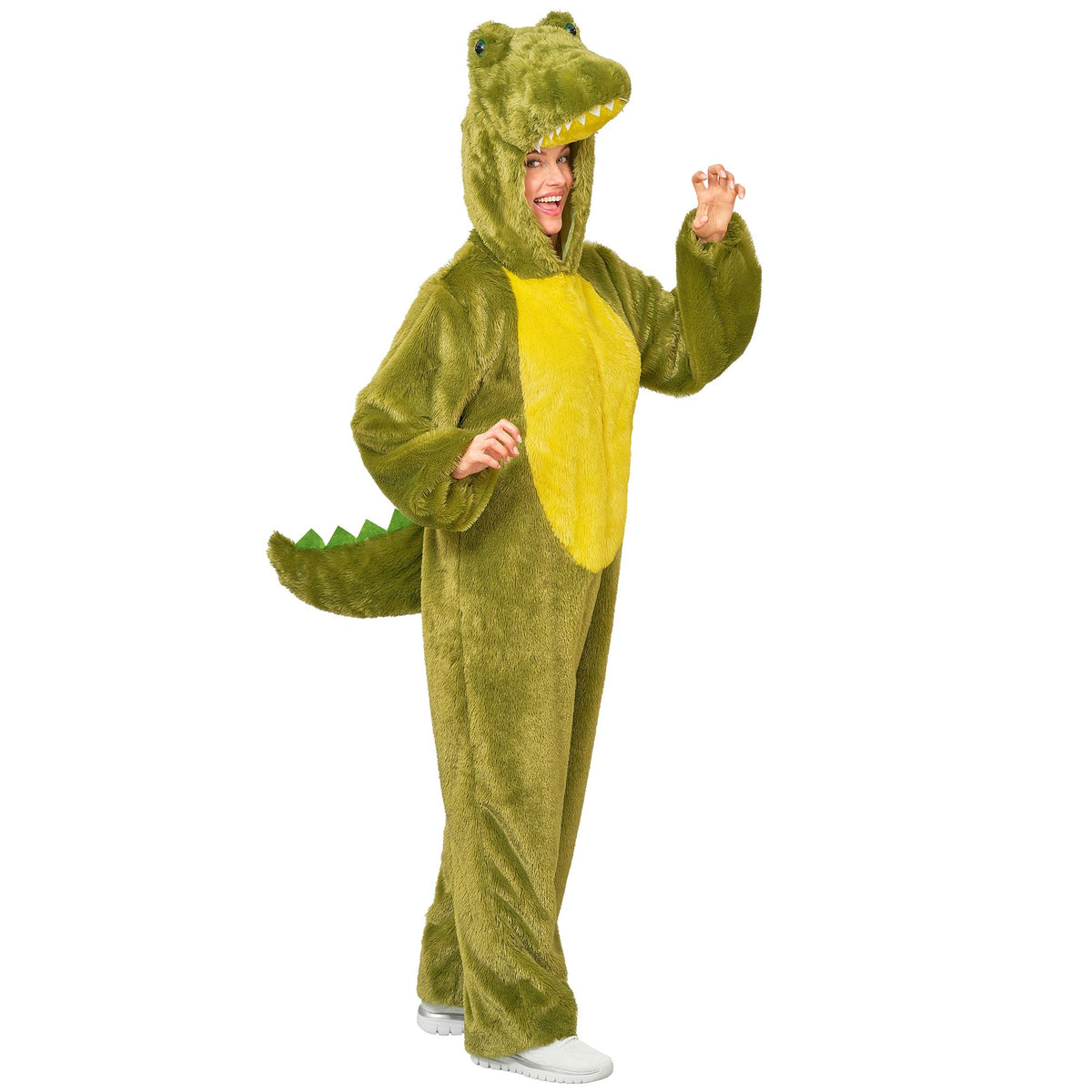 Déguisement Crocodile en Peluche Doux Adulte / Costume Combinaison Crocodile / La Maison Du Déguisement