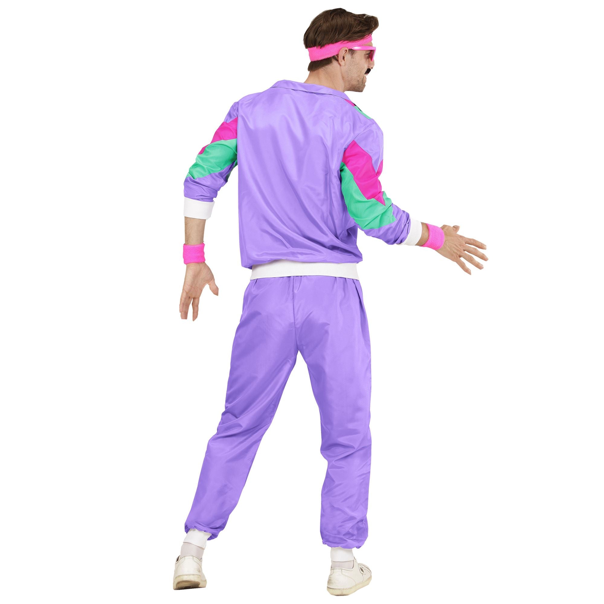 Déguisement Survêtement Années 80s Violet Femme / Costume Jogging année 80 Violet Femme / La Maison Du Déguisement