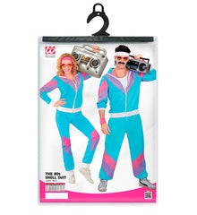 Déguisement Tenue Survêtement Disco Années 80s Bleu Femme / Costume Tenue Jogging Disco Année 80 Bleu Femme / La Maison Du Déguisement