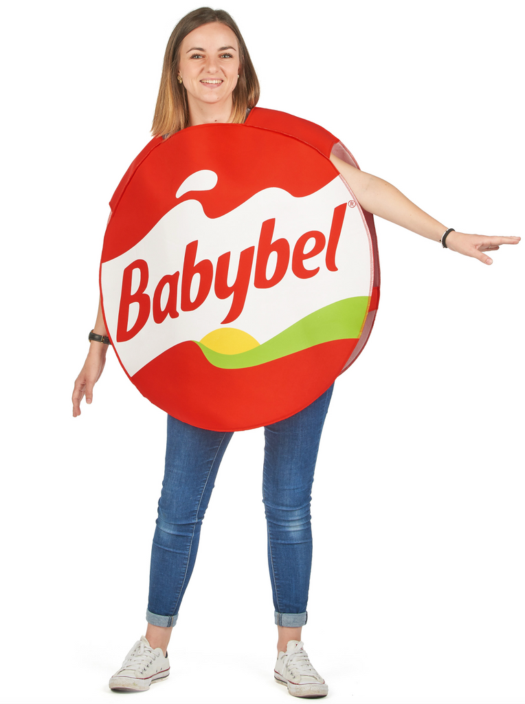Déguisement Babybel Adulte Officiel / Costume Fromage Rouge Logo Officiel / Costume Super Babybel / La Maison Du Déguisement