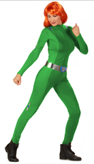 Déguisement Combinaison Totally Spies Vert  / Costume Combinaison Espionne Vert / La Maison Du Déguisement