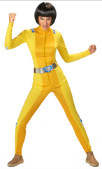 Déguisement Combinaison Totally Spies Jaune  / Costume Combinaison Espionne Jaune / La Maison Du Déguisement