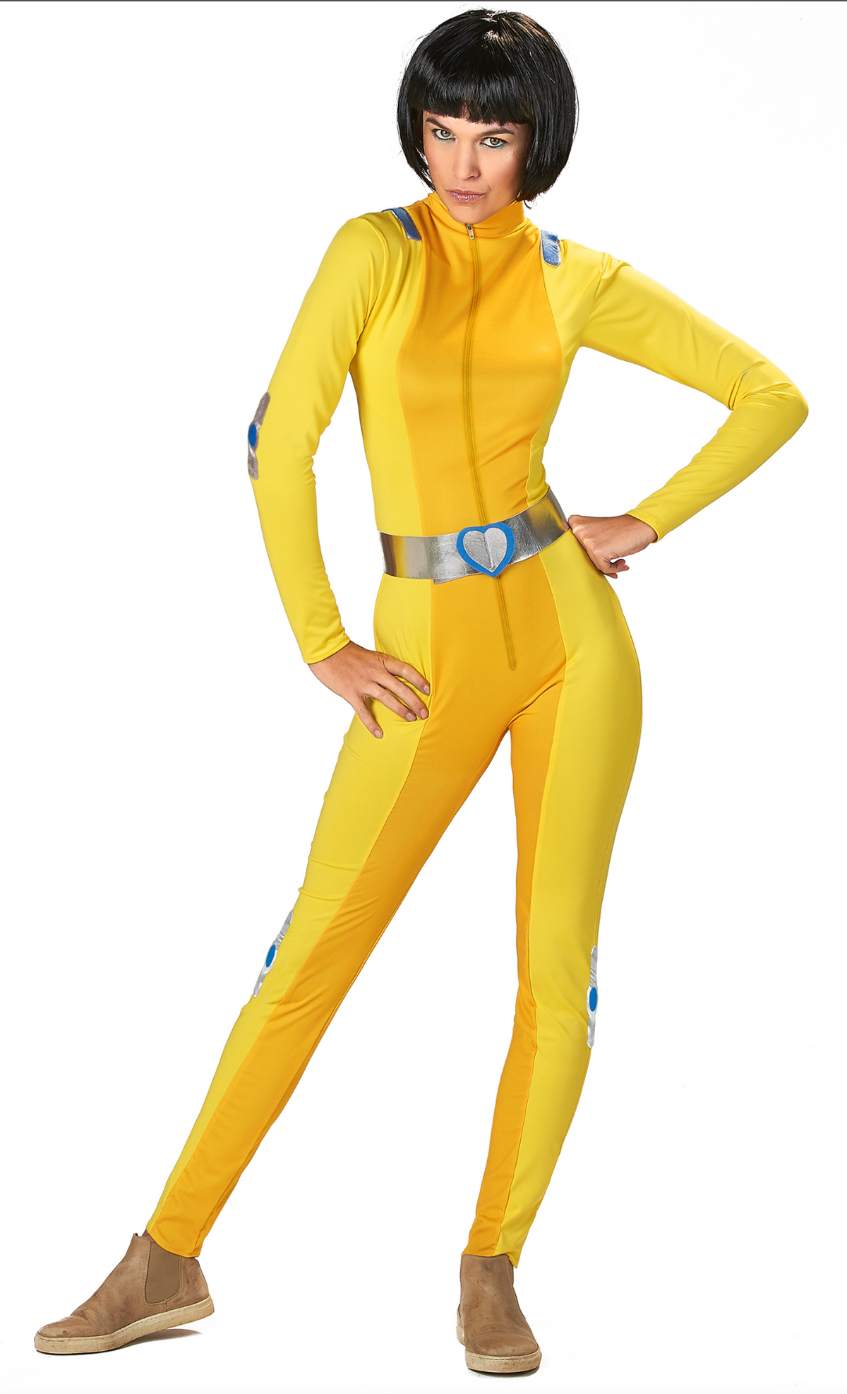Déguisement Totally Spies™ jaune Alex Femme / Costume Combinaison Espionne Jaune / La Maison Du Déguisement