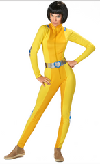 Déguisement Combinaison Totally Spies Jaune  / Costume Combinaison Espionne Jaune / La Maison Du Déguisement