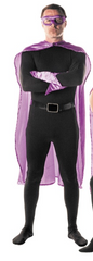 Set Cape Super Héros Violet Homme / Kit Cape Super-Héros Violet Homme / La Maison du Déguisement
