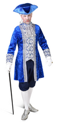 Location Déguisement Marquis Bleu / Location Costume Marquis Matthew Bleu / La Maison Du Déguisement