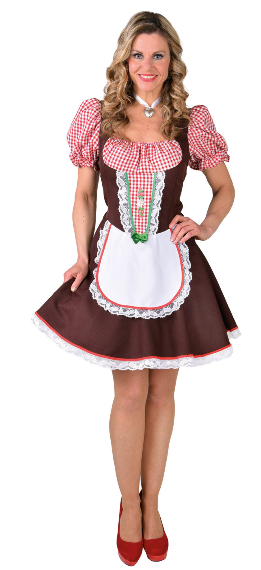 Location Déguisement Tyrolienne Marron / Location Costume Bavaroise Oktoberfest Marron / La Maison Du Déguisement