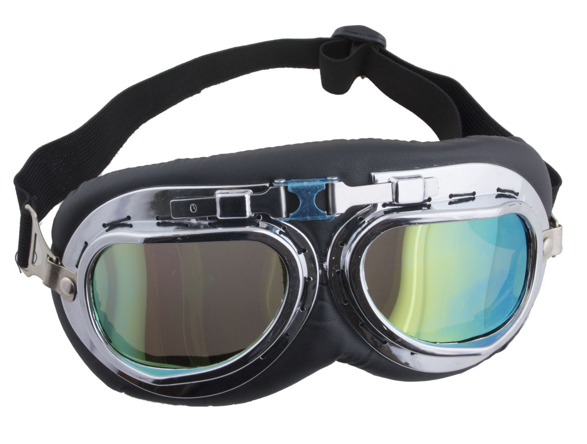 Lunettes Pilote Rétro Argent / Lunettes Aviateur Rétro Argent / La Maison Du Déguisement