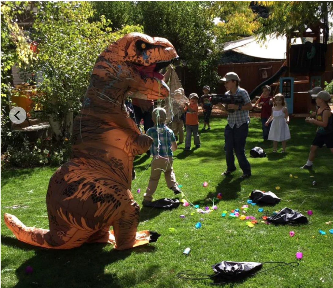 Déguisement Dinosaure T-Rex Gonflable / Costume Dinosaure Rex Gonflable / La Maison Du Déguisement
