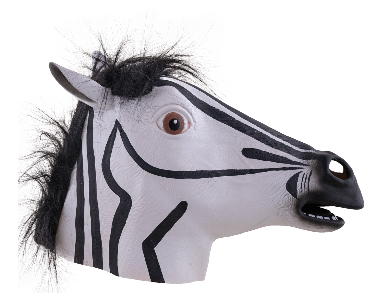 Masque Zèbre Latex / La Maison Du Déguisement