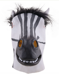 Masque Zèbre Latex / La Maison Du Déguisement