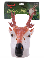 Masque Renne Latex / Masque Cerf Souple / La Maison Du Déguisement