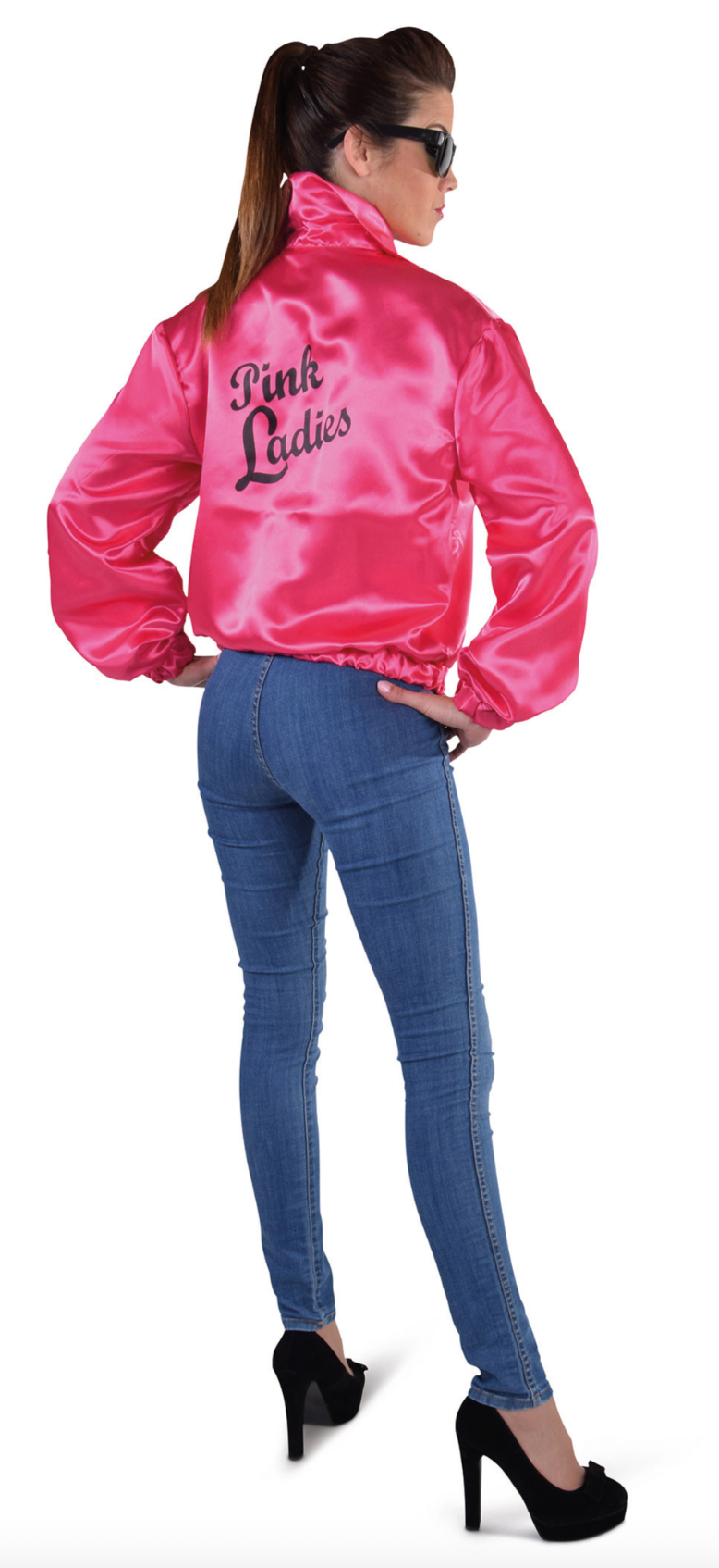 Location Déguisement Veste Pink Ladies Femme / Location Costume Veste Grease Années 50 Adulte / La Maison Du Déguisement