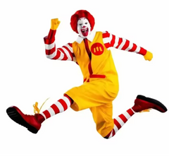 Location Déguisement Ronald Mcdonald Adulte / Location Ronald Mcdonald / La Maison Du Déguisement