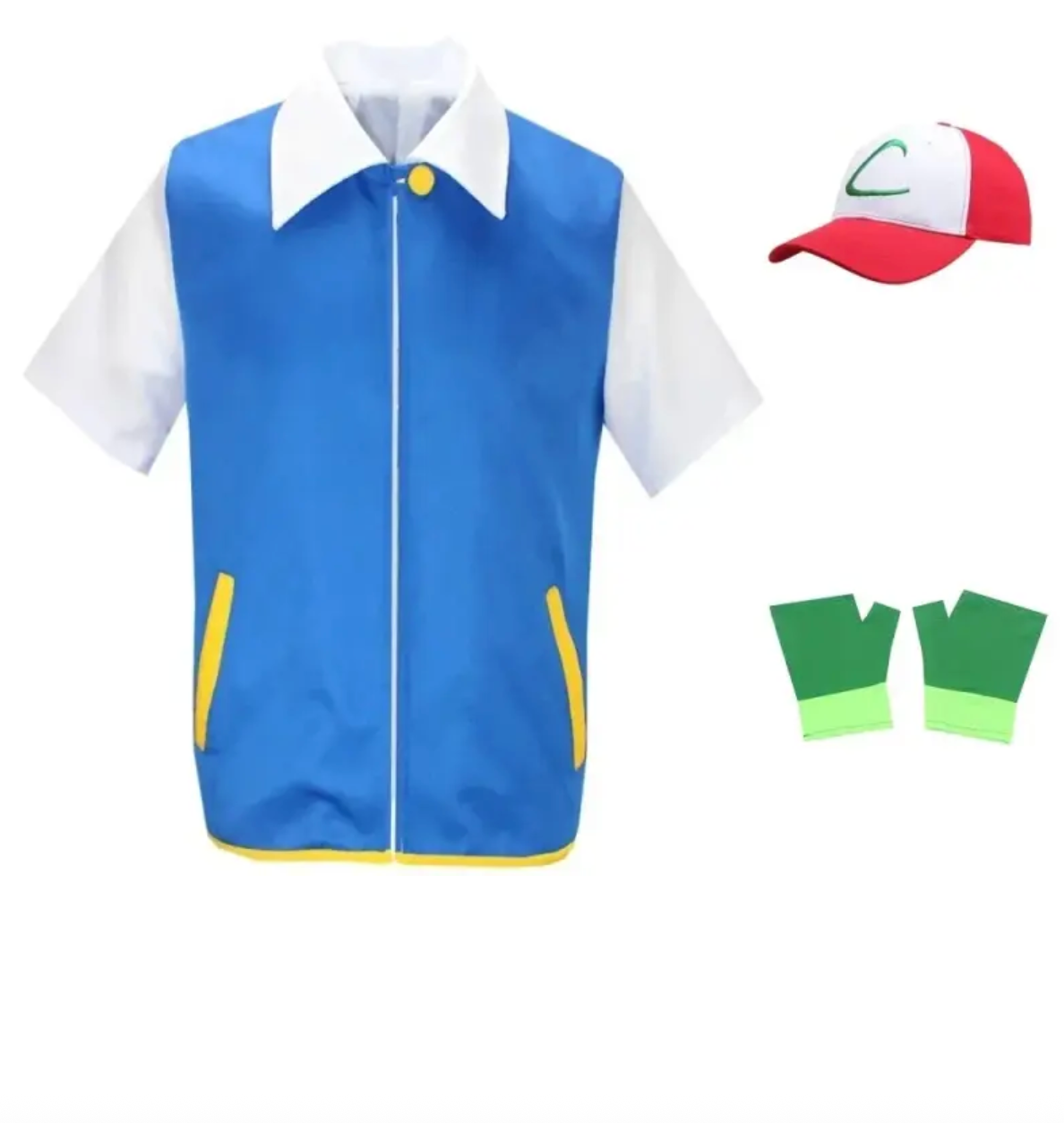 Location Déguisement Sacha De Pokemon Adulte / Location Costume Pokemon Sacha / La Maison Du Déguisement