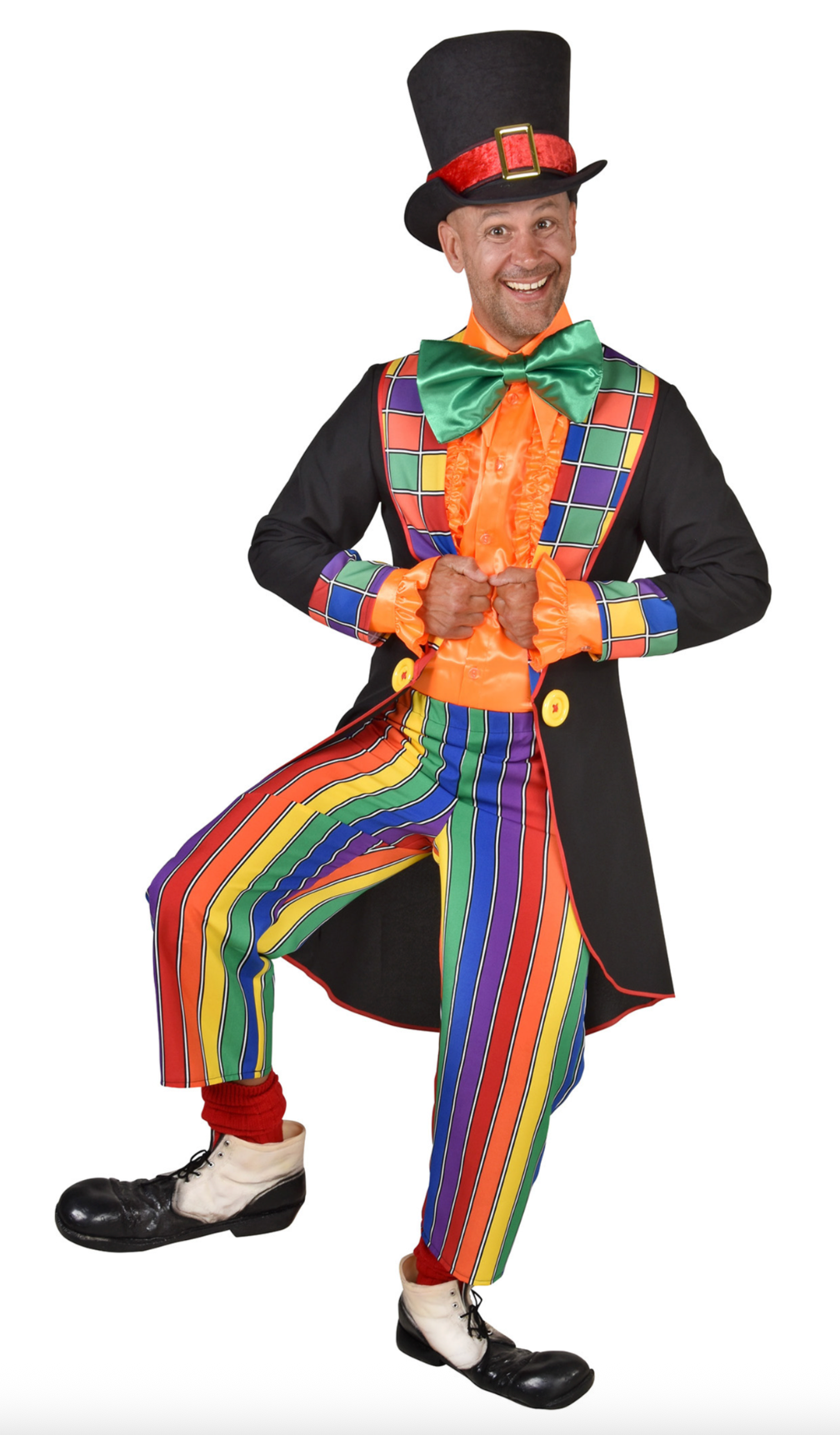 Location Déguisement Clown August Adulte / Location Costume Clown Homme / La Maison Du Déguisement
