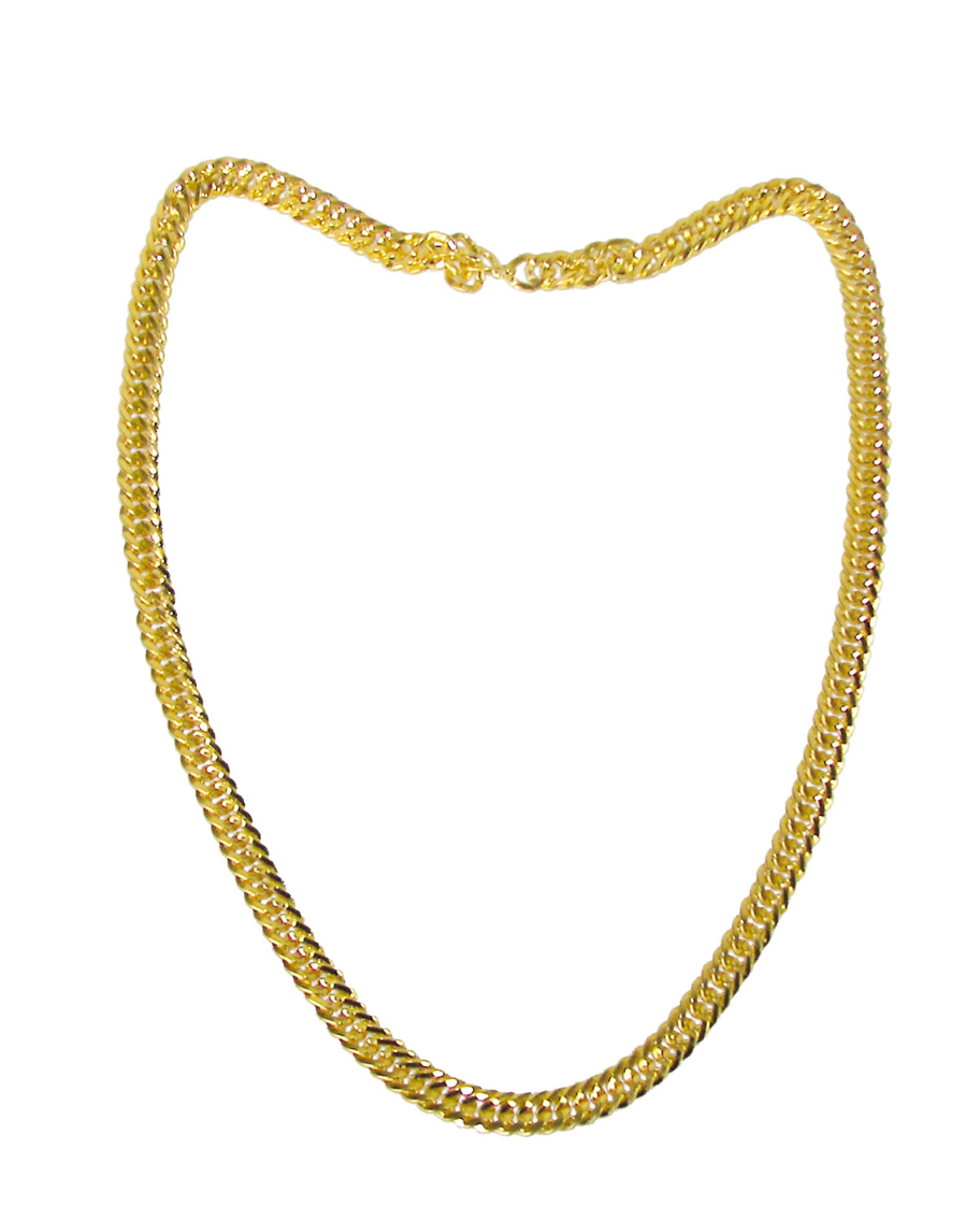 Collier Or BM / Chaîne Dorée BM / Collier Bling Bling / Collier Pimp Or / La Maison Du Déguisement