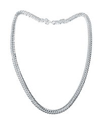Collier Argent BM / Chaîne Argent BM / Collier Bling Bling / Collier Pimp Argent / La Maison Du Déguisement
