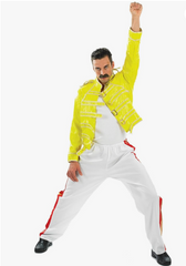 Location Déguisement Freddie Mercury Adulte / Location Costume Queen Freddy Mercury A Kind of Magic / La Maison Du Déguisement