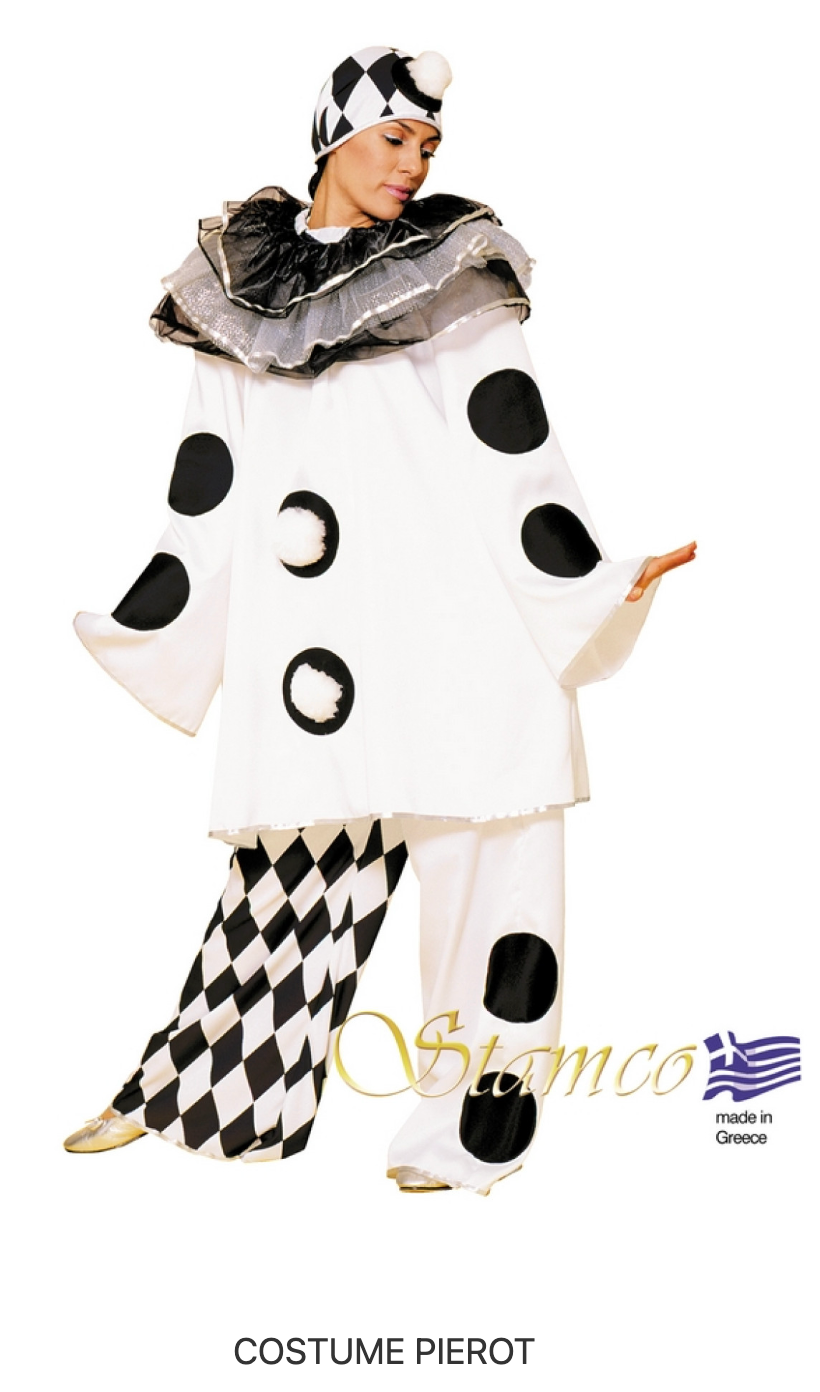 Location Déguisement Pierrot Adulte / Location Costume Pierrot Femme / La Maison Du Déguisement