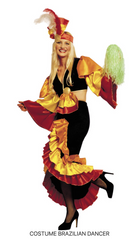 Location Déguisement Brésil Femme / Location Costume Danseuse Brésilienne Adulte / La maison du déguisement
