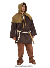 Location Déguisement Paysan Médiéval Homme / Location Costume Carpenter Moyen âge Adulte / La Maison Du Déguisement