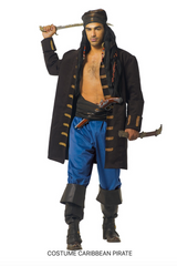 Location Déguisement Pirate Capitaine Homme / Location Costume Corsaire des Mers Adulte / La Maison Du Déguisement