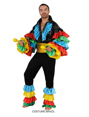 Location Déguisement Brésil Samba Homme / Location Brésilienne Carnaval de Rio Adulte / La maison Du Déguisement